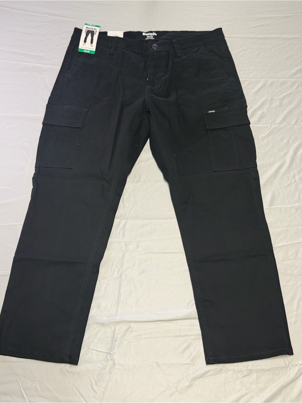 Bench Black Cargo Pants with Utility Pockets 38x30